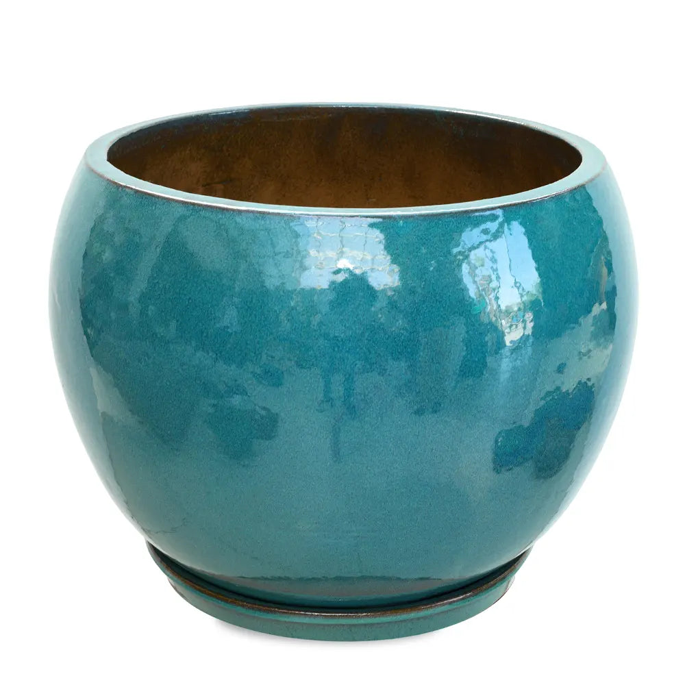 حوض  جراندبيرج - سيراميك فيروزي - قطر 56 سم