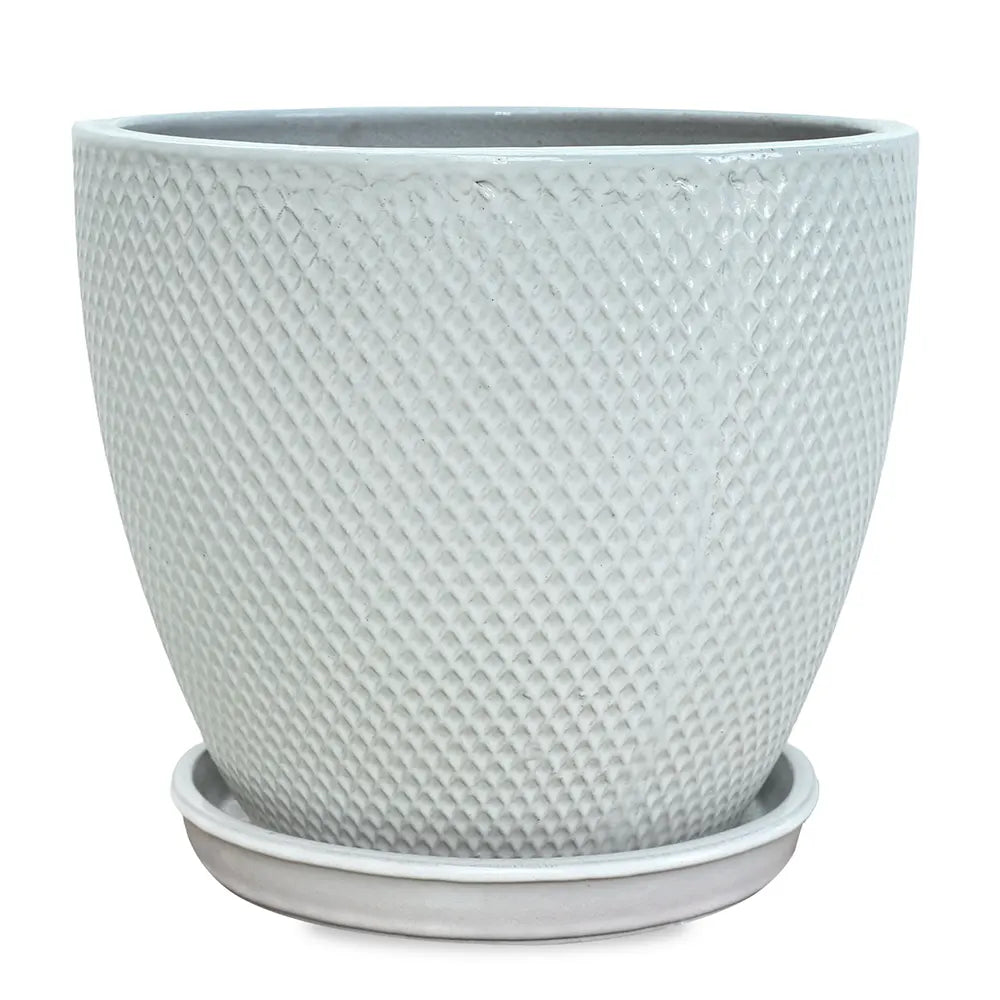 حوض سنوبا - سيراميك أبيض - قطر 38 سم