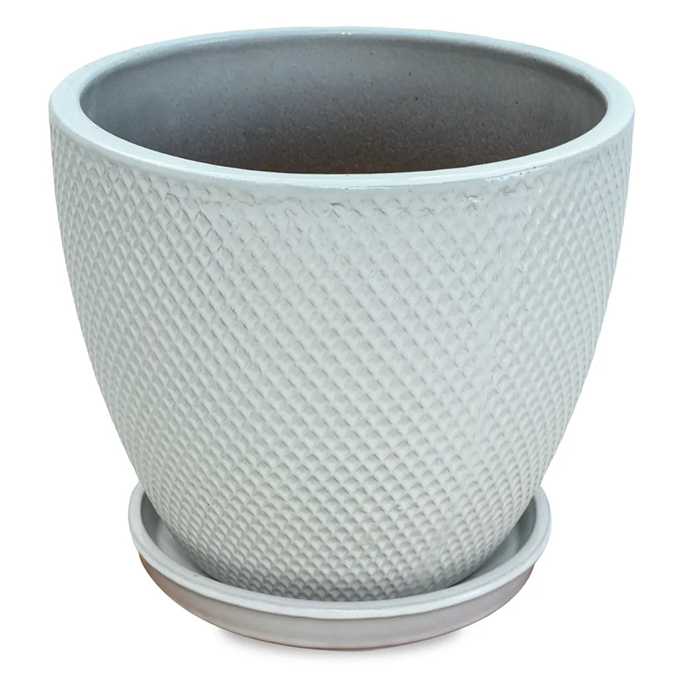 حوض سنوبا - سيراميك أبيض - قطر 38 سم