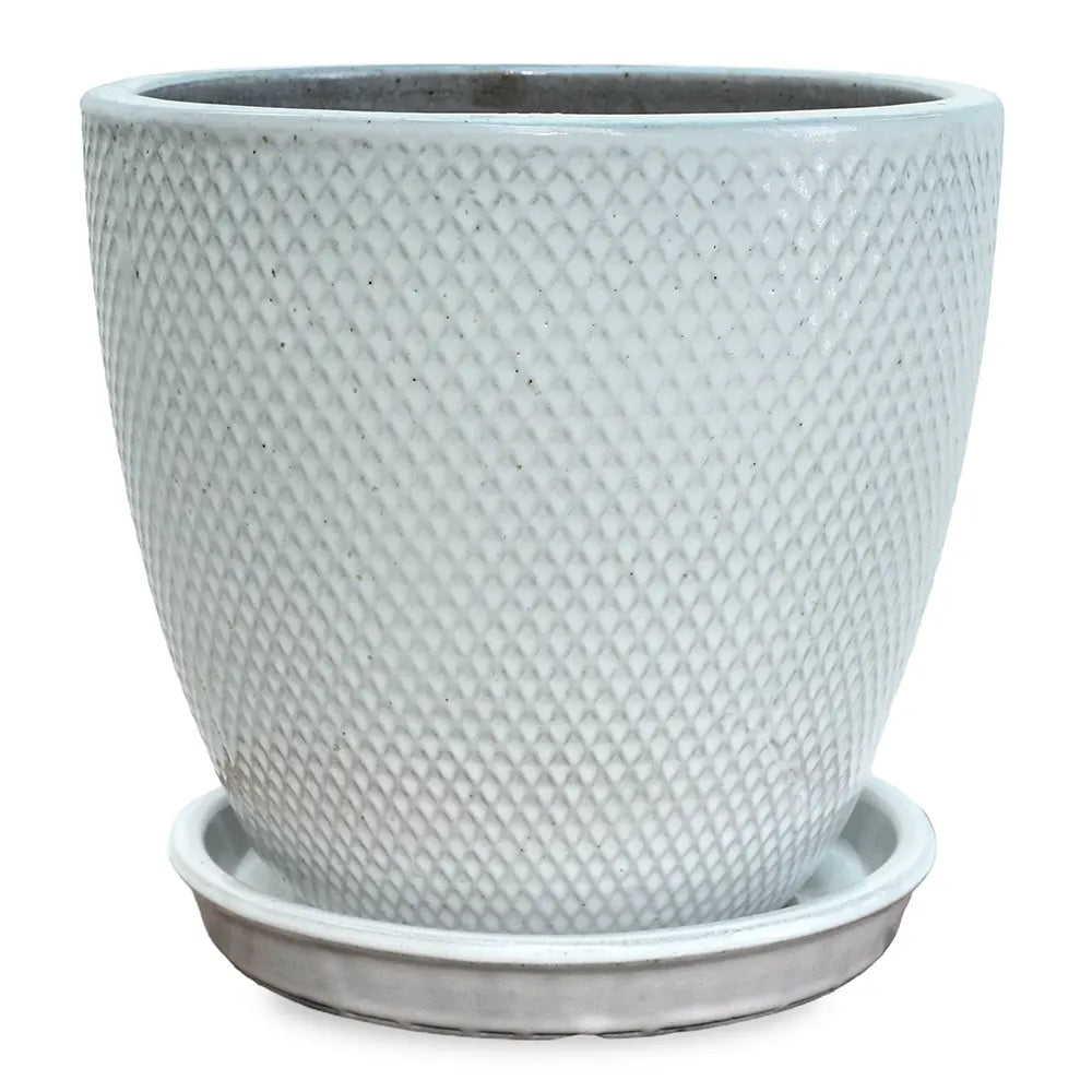 حوض سنوبا - سيراميك أبيض - قطر 29 سم