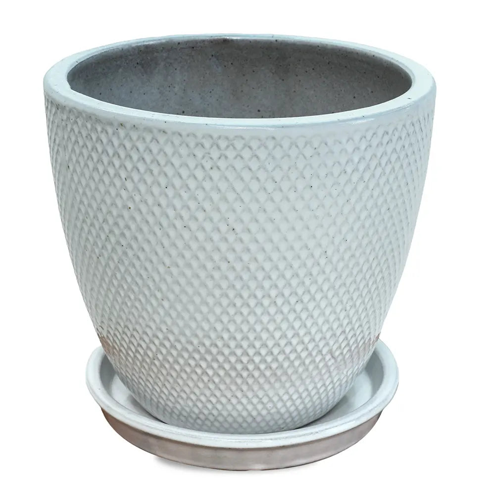 حوض سنوبا - سيراميك أبيض - قطر 29 سم