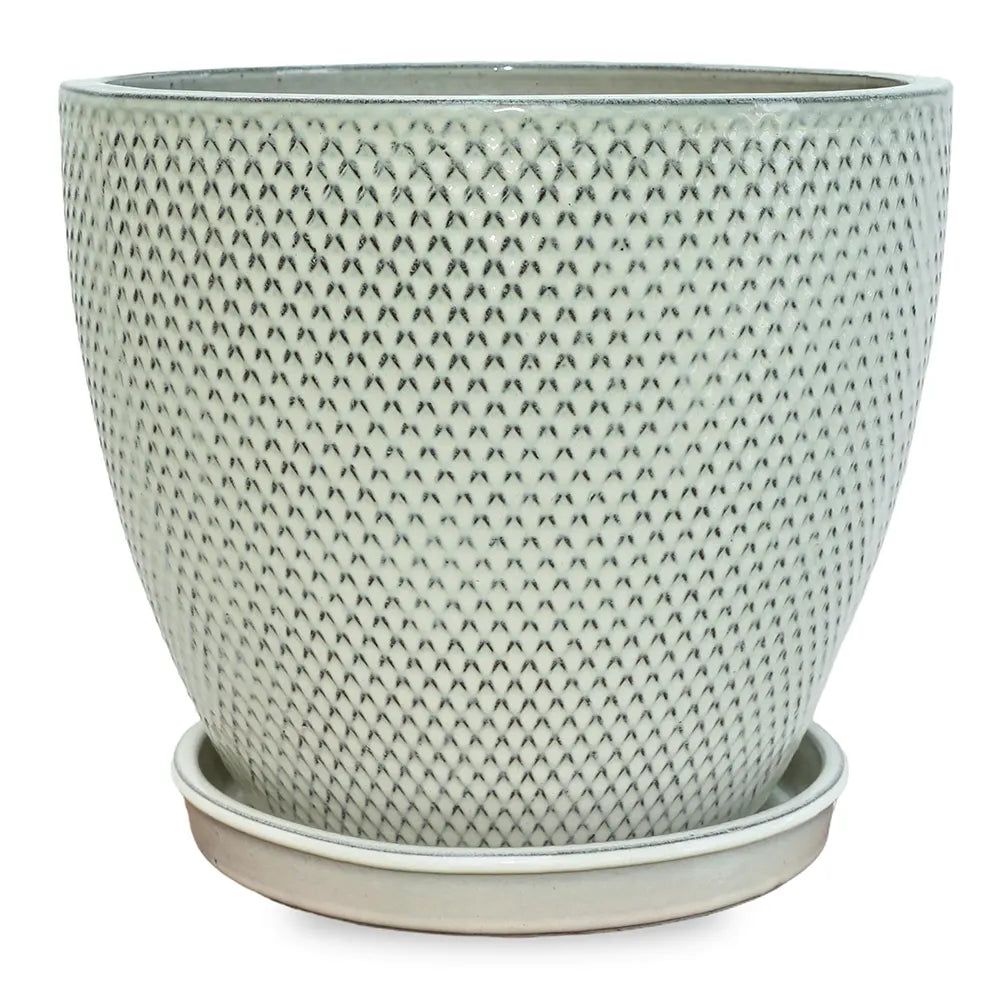 حوض سنوبا - سيراميك كريمي - قطر 38 سم