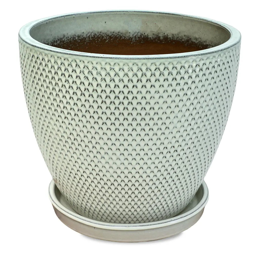 حوض سنوبا - سيراميك كريمي - قطر 38 سم