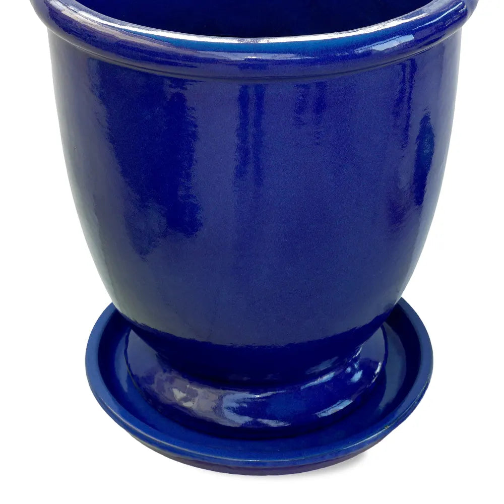 حوض جريدينغ - سيراميك أزرق - قطر 49 سم