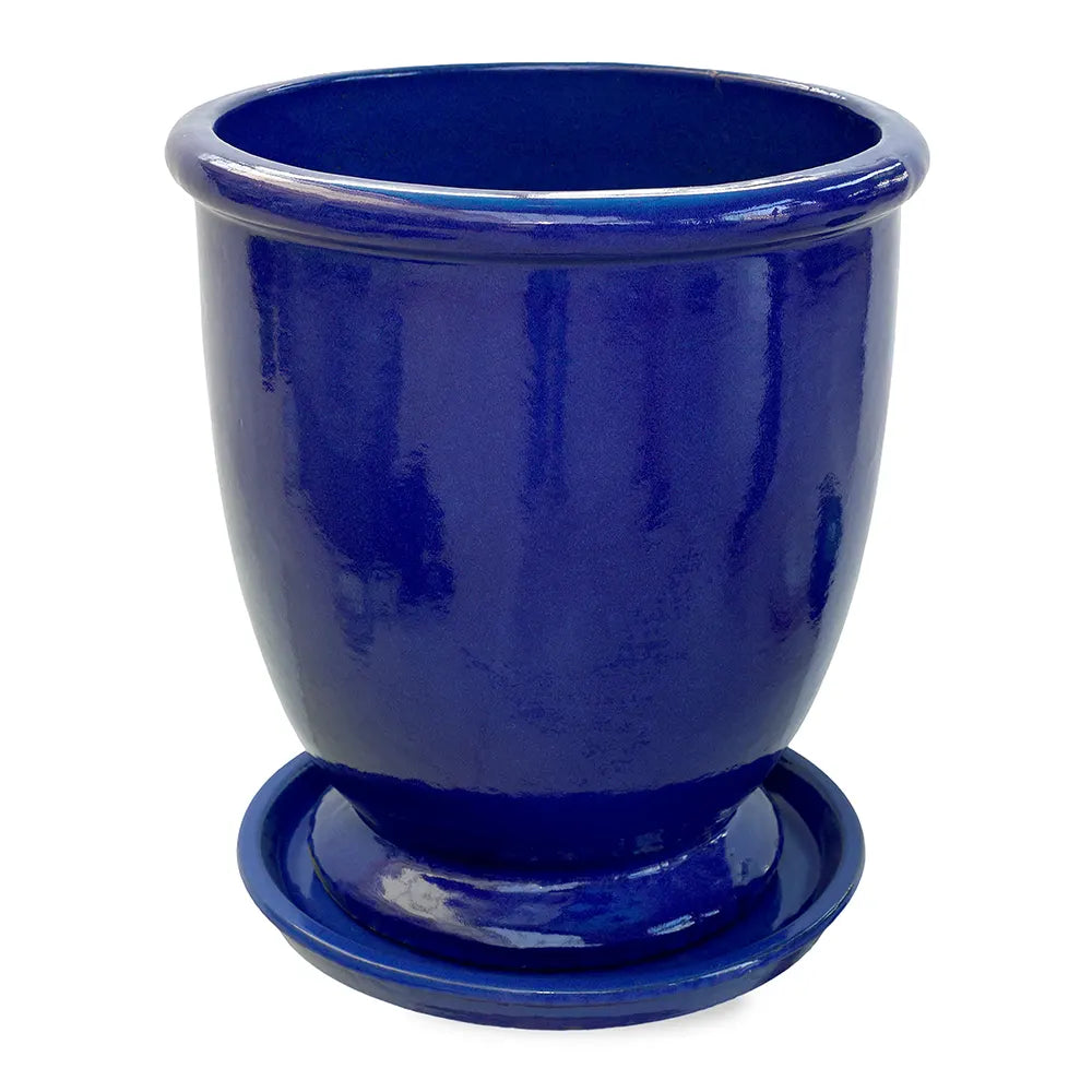 حوض جريدينغ - سيراميك أزرق - قطر 49 سم