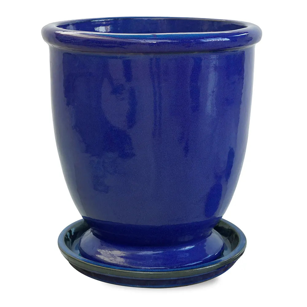 حوض جريدينغ - سيراميك أزرق - قطر 39 سم