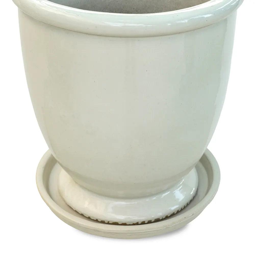 حوض جريدينغ - سيراميك كريمي - قطر 49 سم