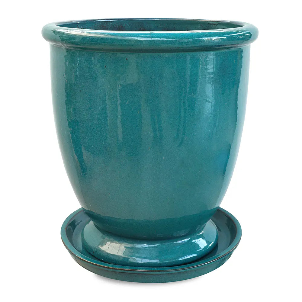 حوض جريدينغ - سيراميك فيروزي - قطر 49 سم