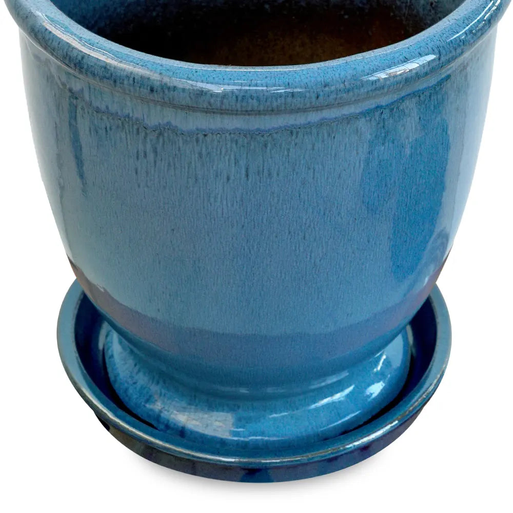 حوض جريدينغ - سيراميك أزرق - قطر 29 سم