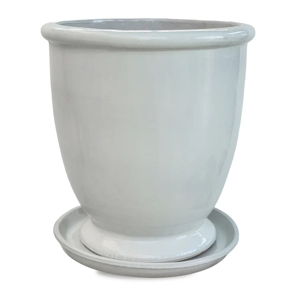 حوض جريدينغ - سيراميك أبيض - قطر 49 سم