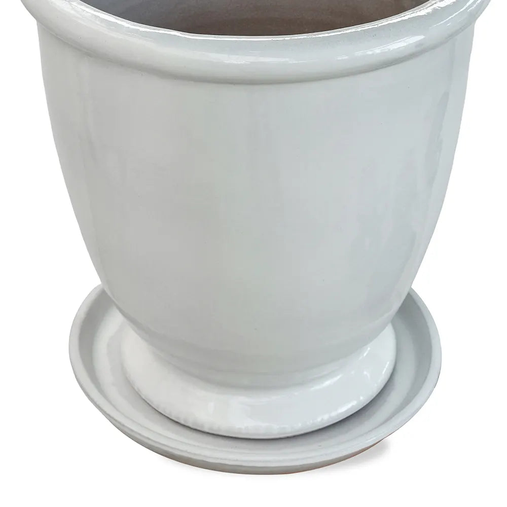 حوض جريدينغ - سيراميك أبيض - قطر 49 سم