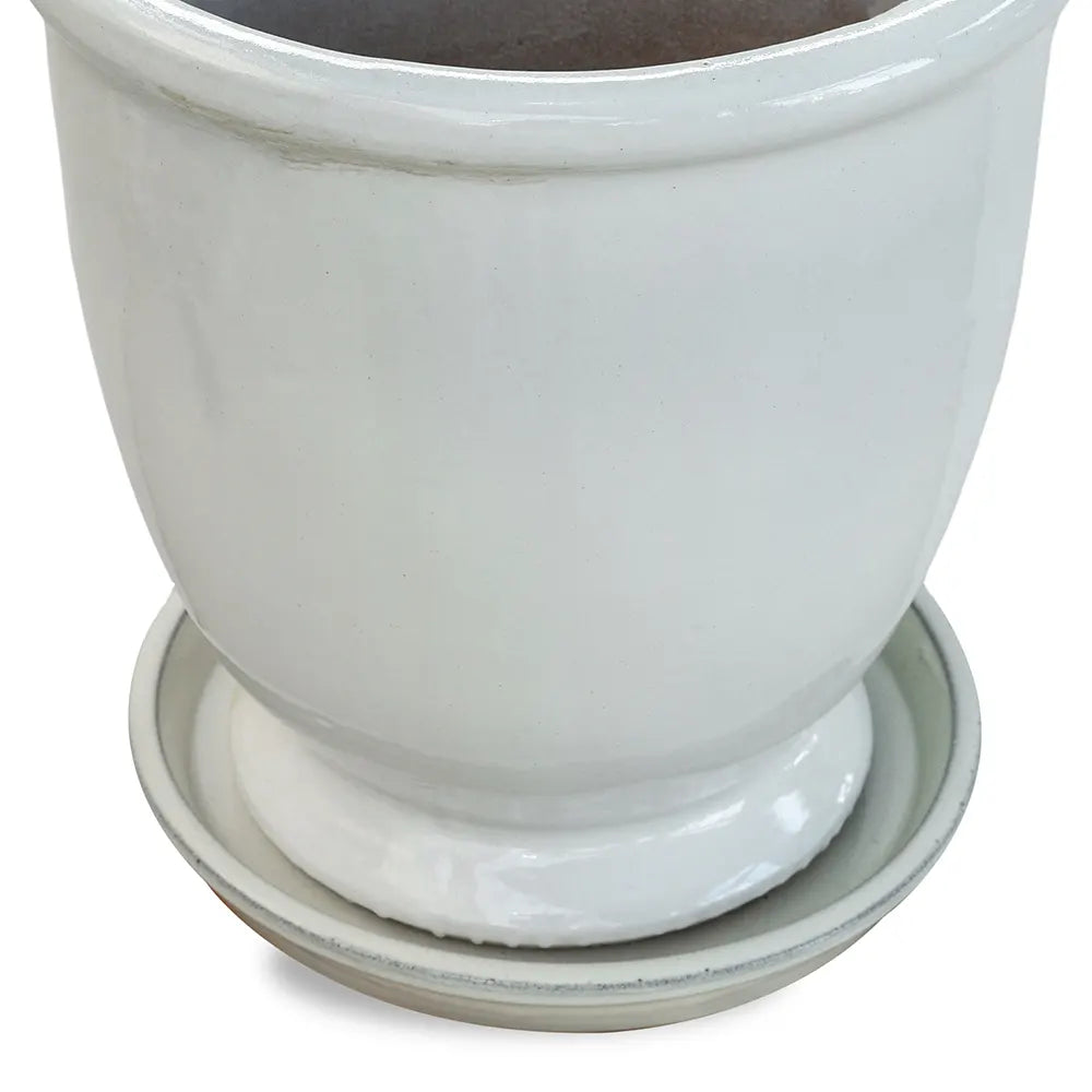 حوض جريدينغ - سيراميك أبيض - قطر 39 سم