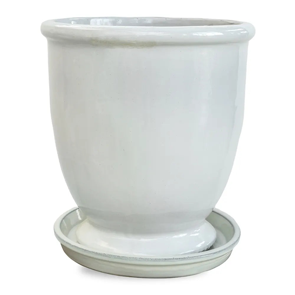 حوض جريدينغ - سيراميك أبيض - قطر 39 سم