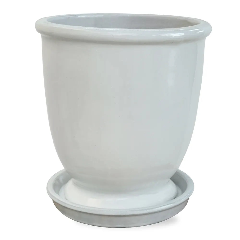 حوض جريدينغ - سيراميك أبيض - قطر 28 سم