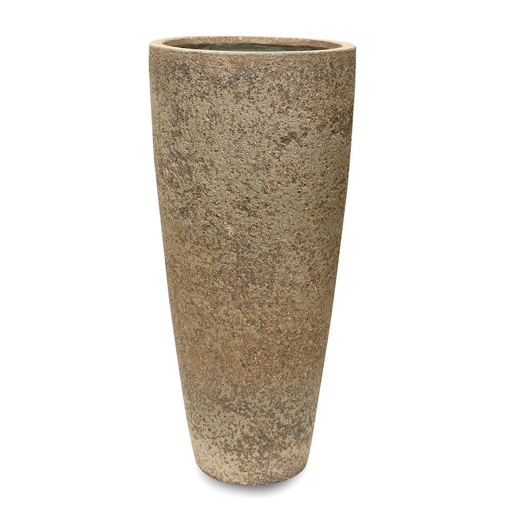 FERRARA PLANTER DIORITE GRAY H80CM - حوض فيرارا رمادي 