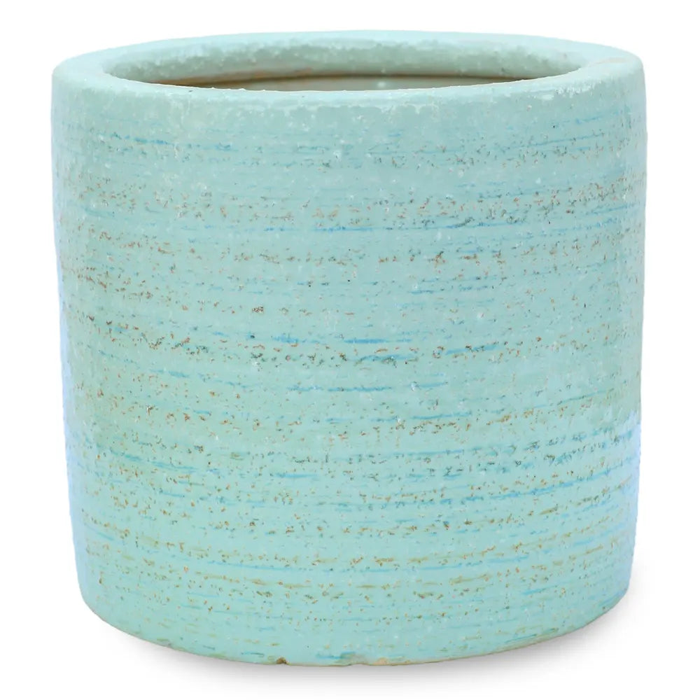 MARCELO GREEN CERAMIC POT D14 CM