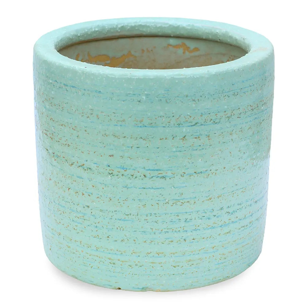 MARCELO GREEN CERAMIC POT D14 CM