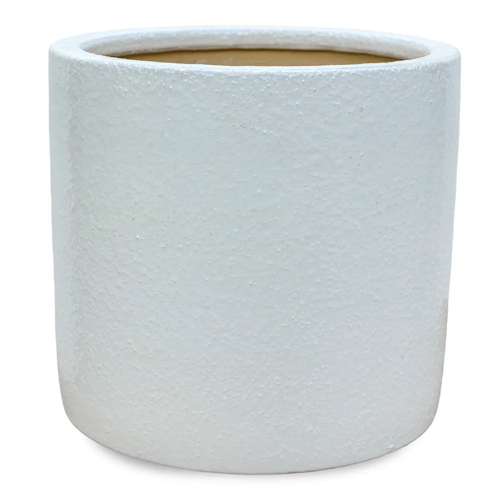 MARCELO WHITE CERAMIC POT D25 CM