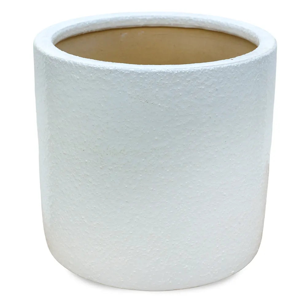 MARCELO WHITE CERAMIC POT D25 CM