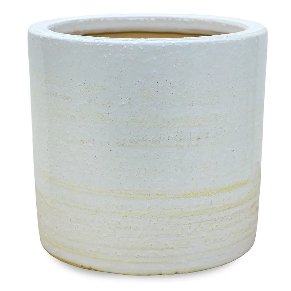 MARCELO WHITE CERAMIC POT D18 CM