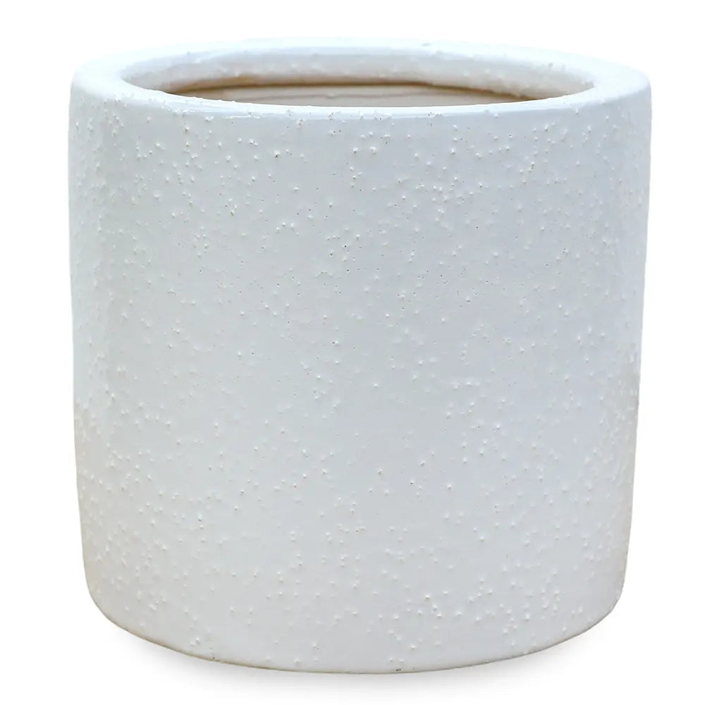 MARCELO WHITE CERAMIC POT D14 CM