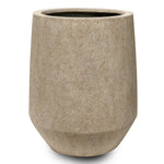 PERRARA PLANTER TRAVERTINE BEIGE D40CM - حوض بيرارا بيج