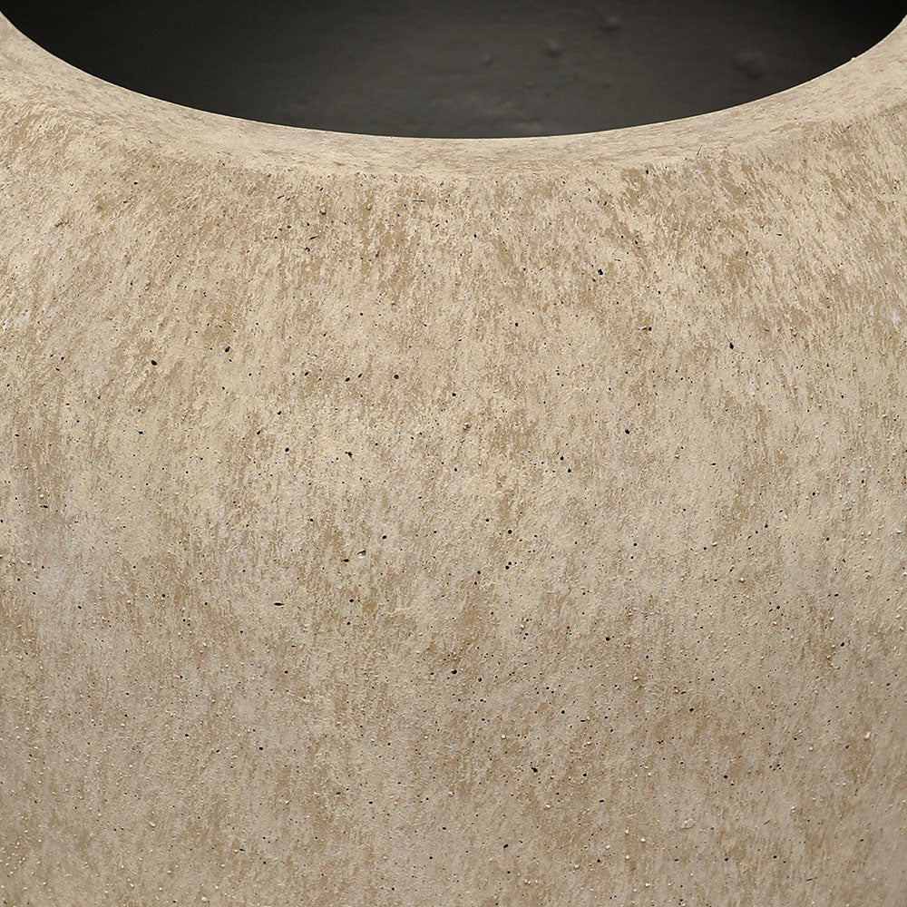 PESCARA PLANTER TRAVERTINE BEIGE H70CM - حوض بيسكارا بيج