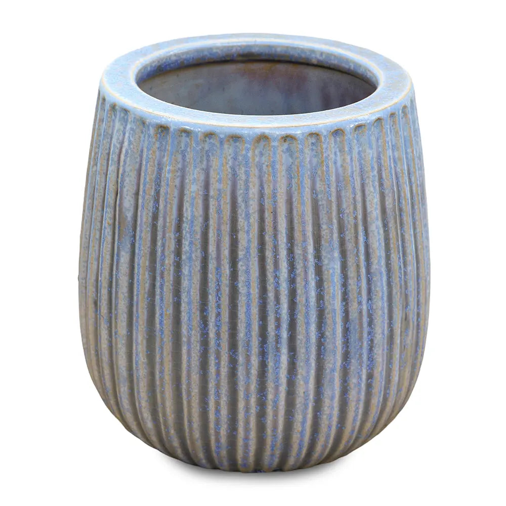 PICOS BLUE CERAMIC POT D16 CM