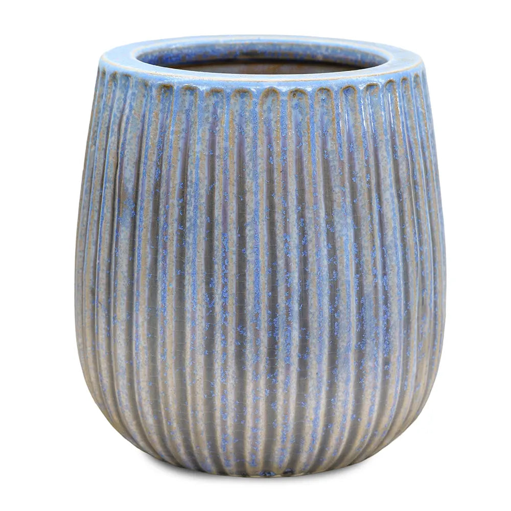 PICOS BLUE CERAMIC POT D16 CM