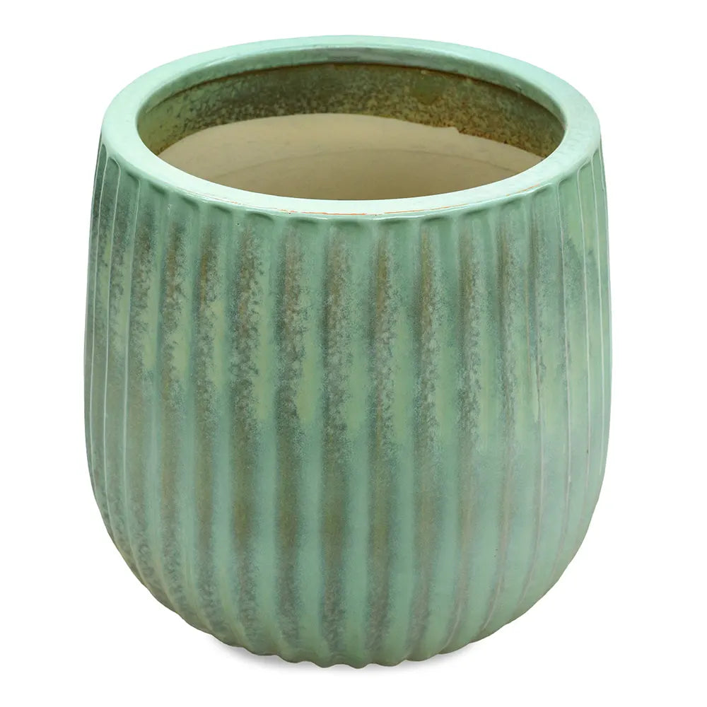PICOS GREEN CERAMIC POT D37 CM