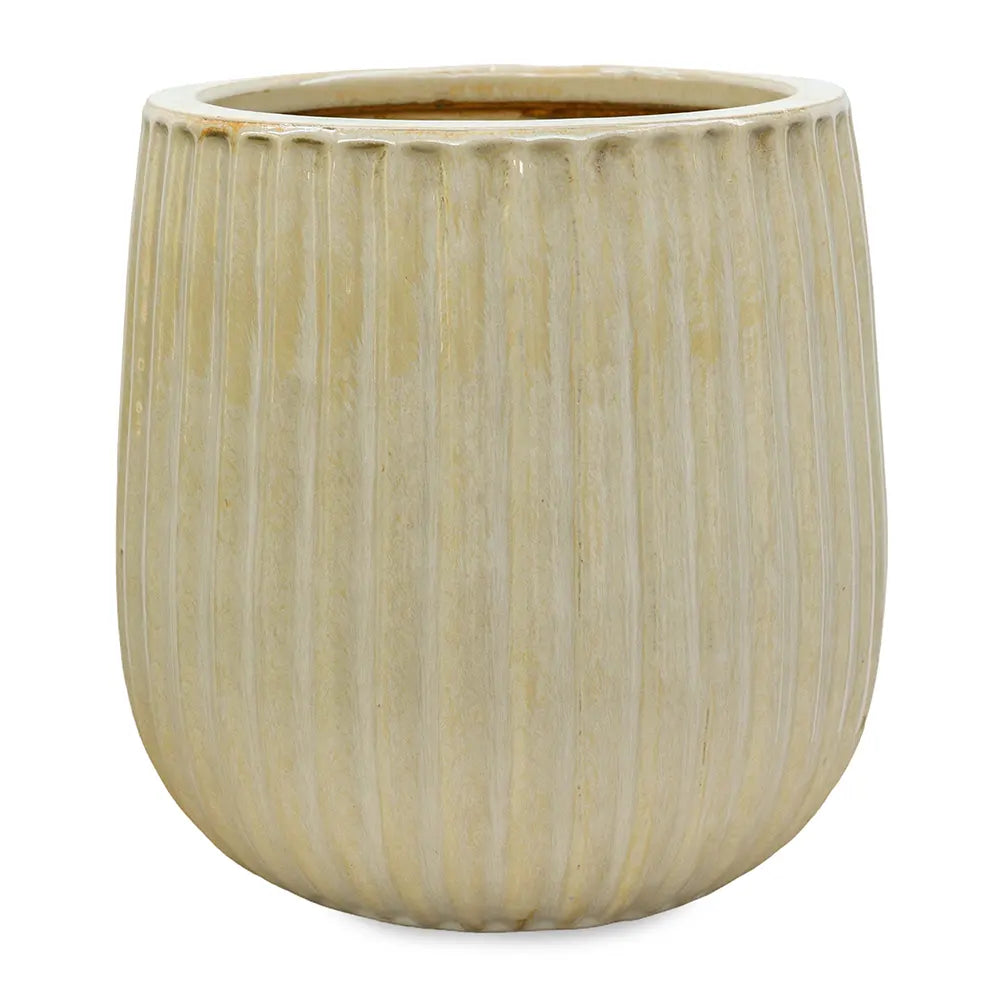 PICOS BEIGE CERAMIC POT D25 CM