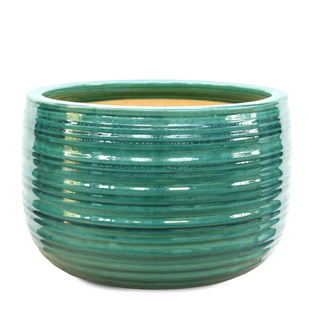 WANDERLEY GREEN CERAMIC POT D37 CM