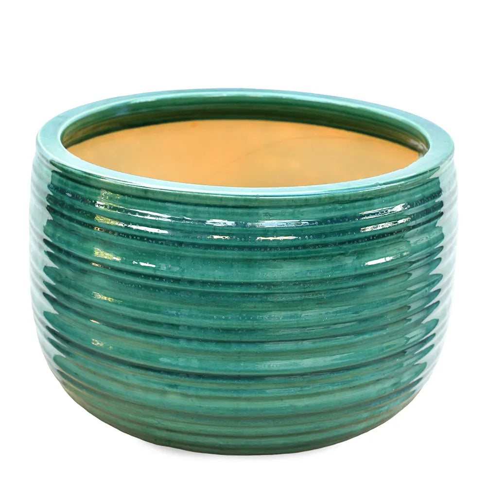 WANDERLEY GREEN CERAMIC POT D37 CM