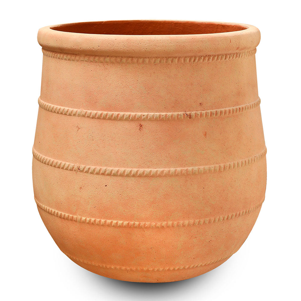 PAVIO ORANGE PLANTER D52CM - حوض بافيو الفخاري