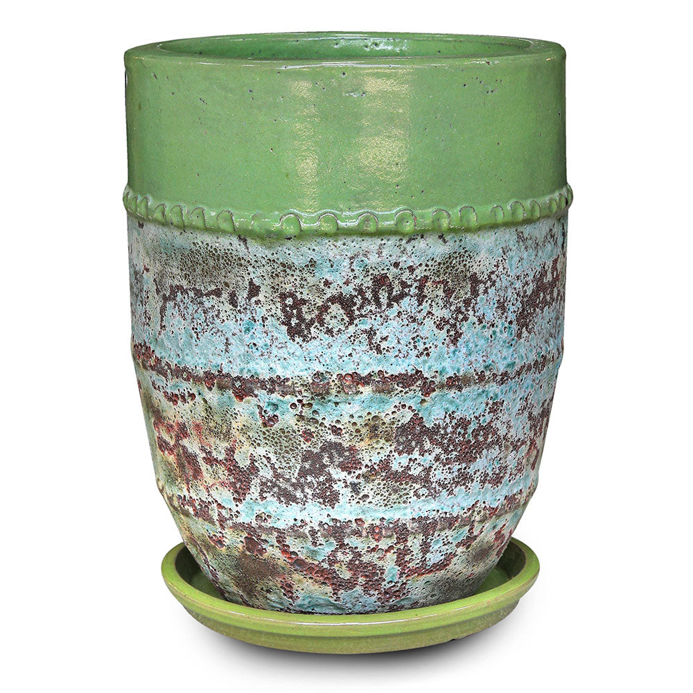 PETROLINA MINT-MIST GREEN PLANTER H42CM -حوض بترولينا