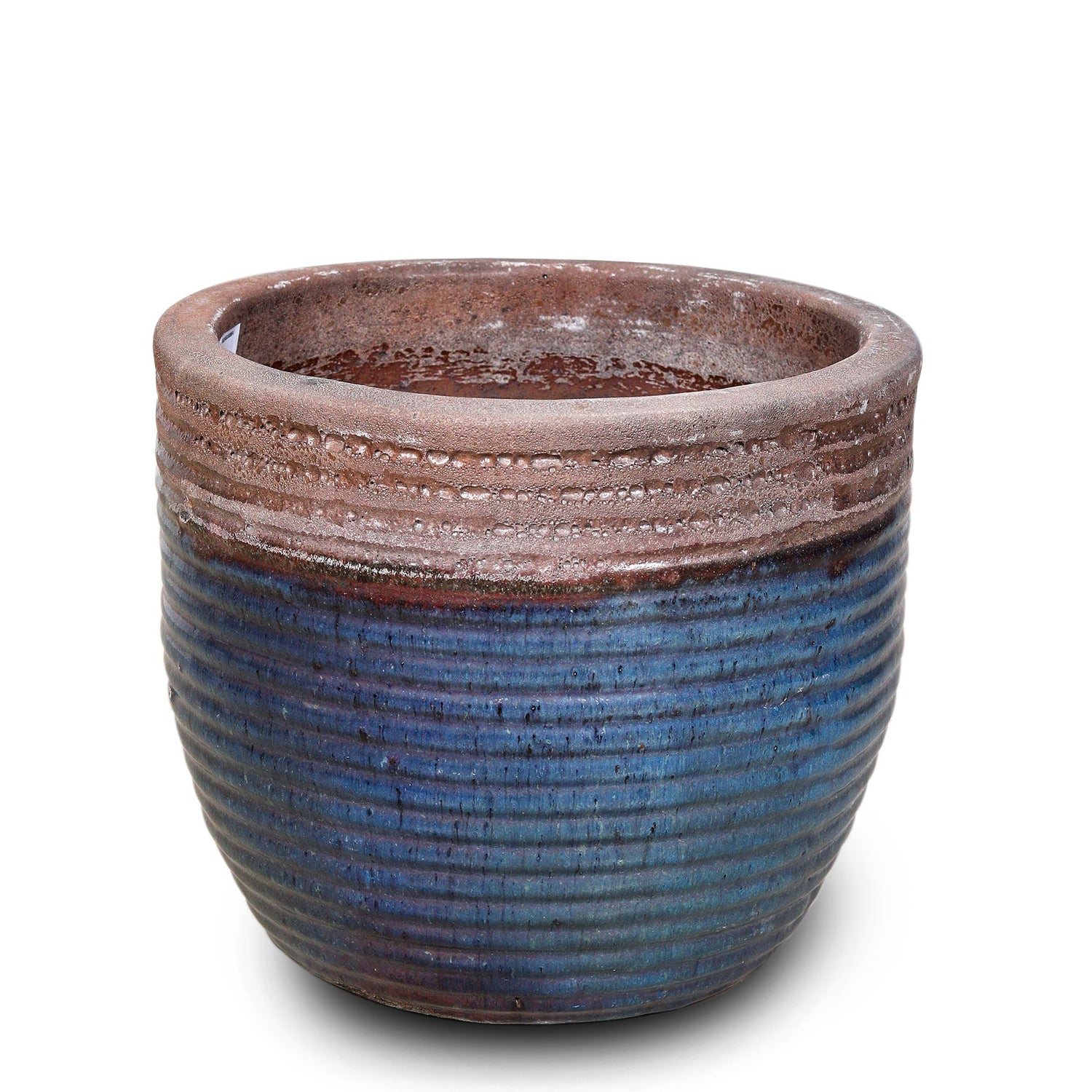 FRANCA BROWN-GREEN PLANTER D56CM - حوض فرانكا