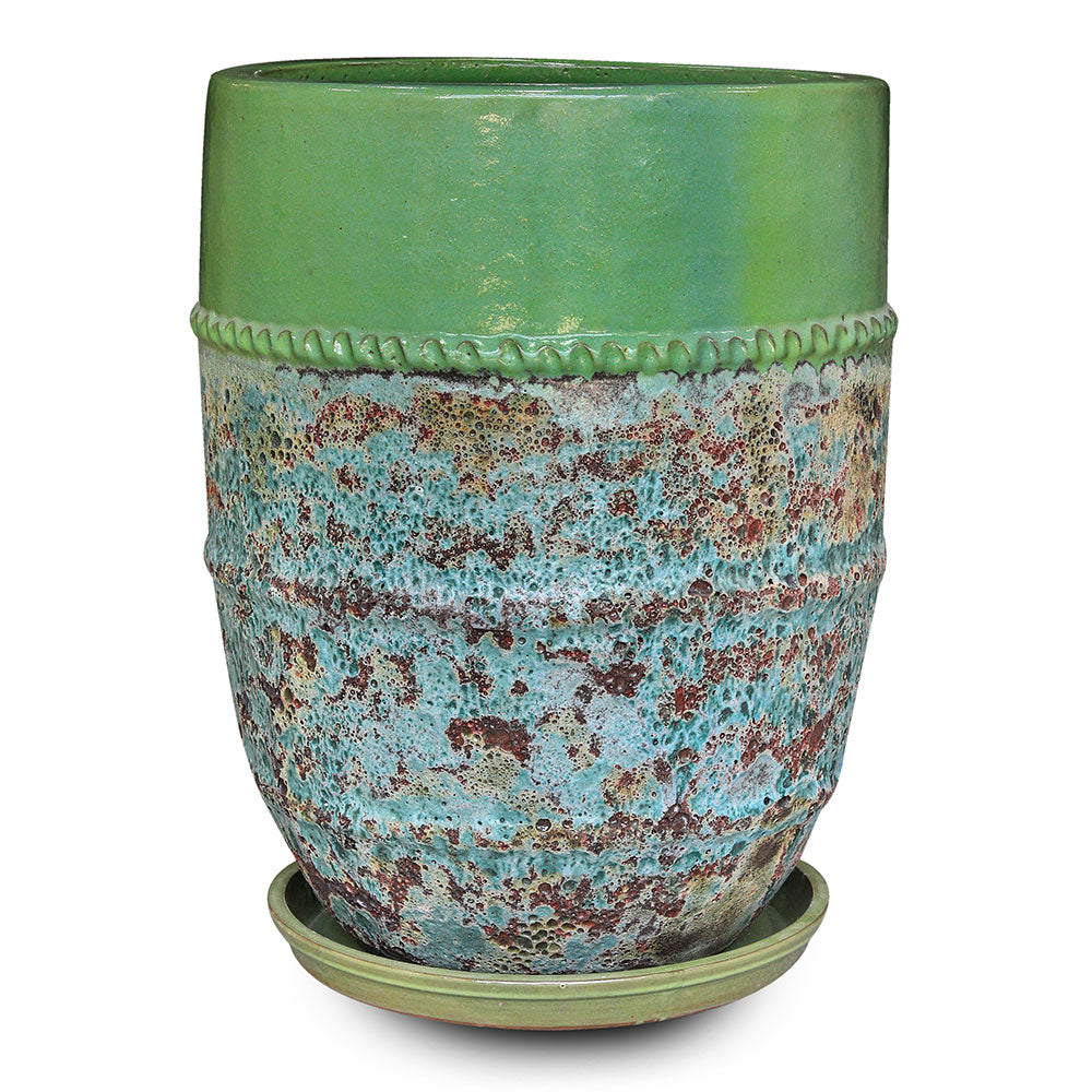 PETROLINA MINT-MIST GREEN PLANTER H69CM - حوض بترولينا