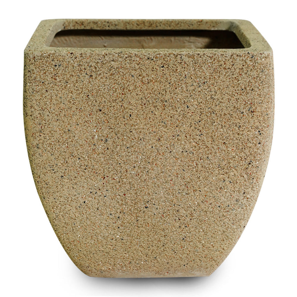 JUARA SQUARE SANDY PLANTER 28cm - حوض جوارا 