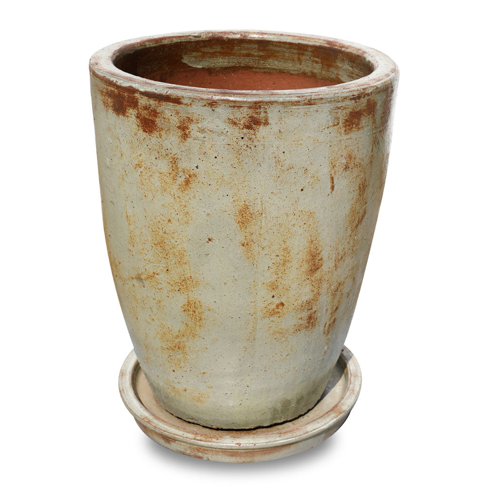 ASSEN ANTIQUE WHITE CERAMIC PLANTER