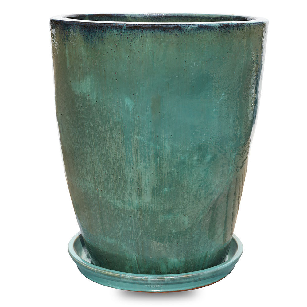 SLOTEN TURQUOISE CERAMIC PLANTER