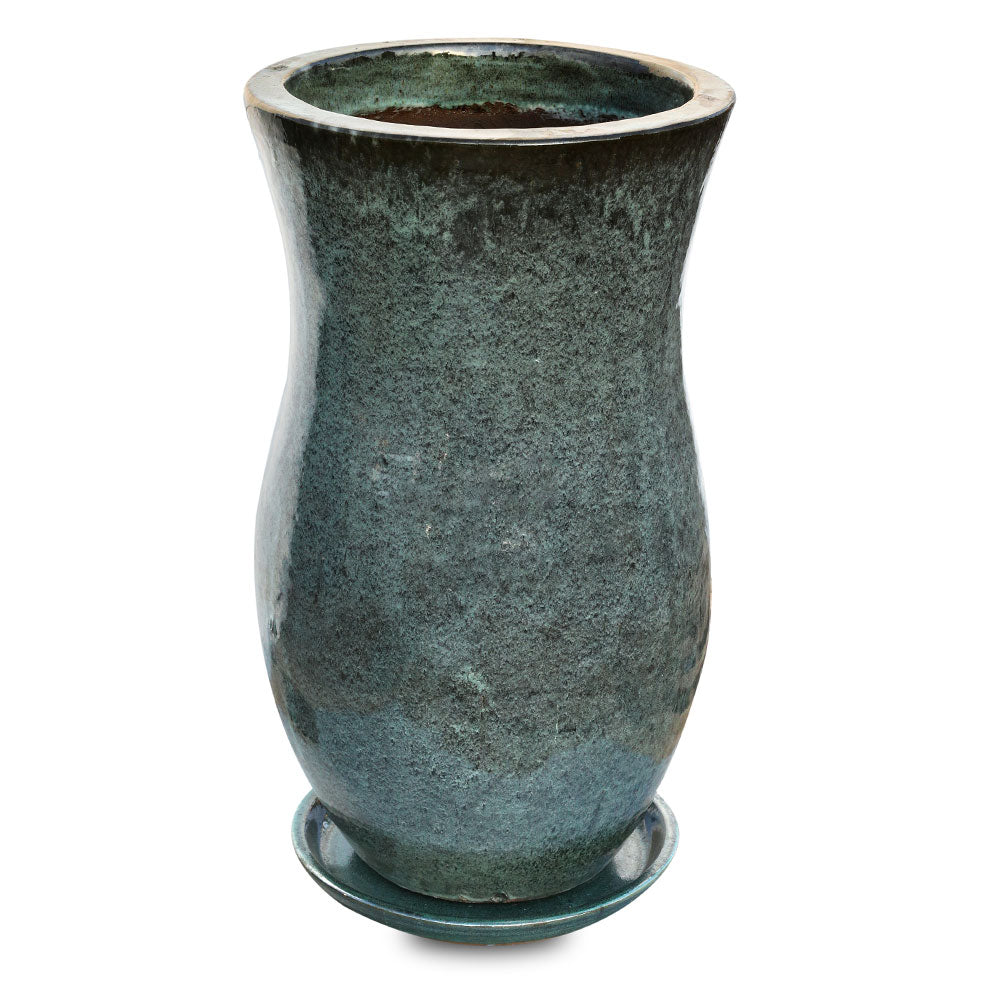 TILBURG MISTY GREEN CERAMIC PLANTER