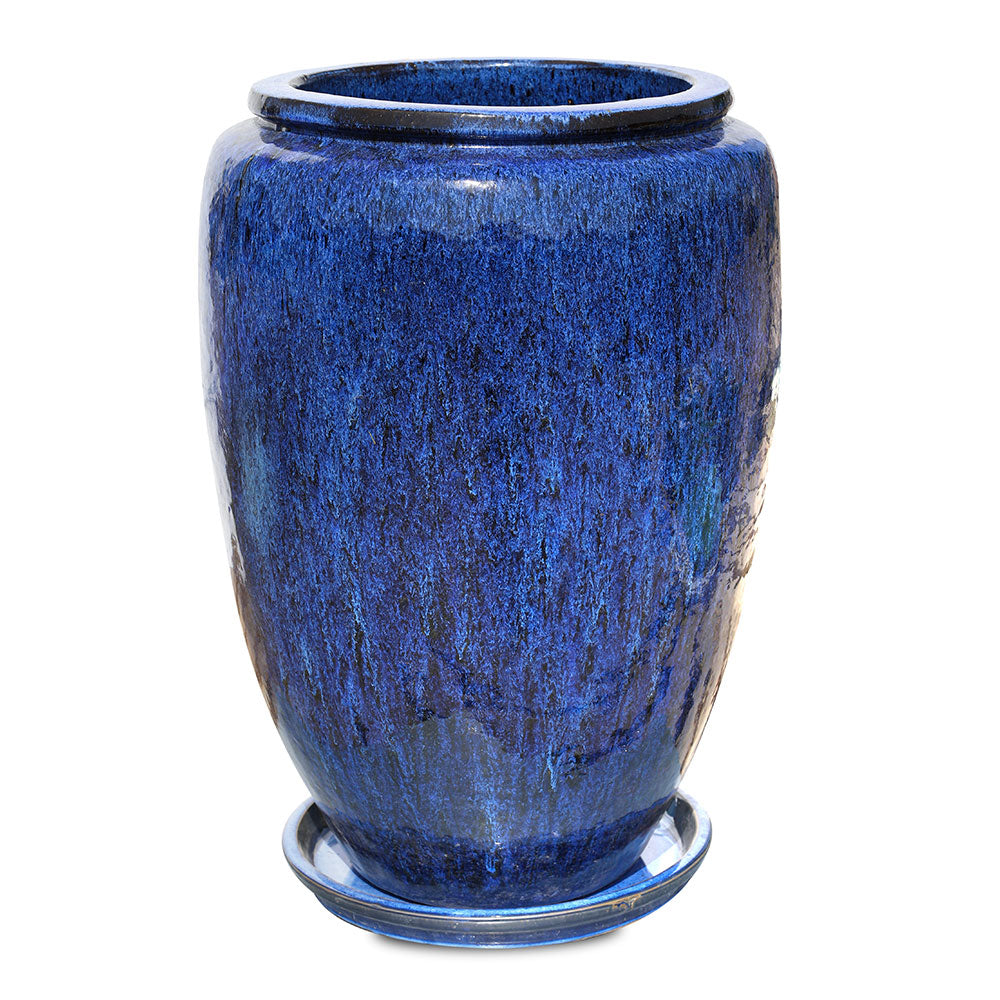 ARNHEM ROYAL BLUE CERAMIC PLANTER