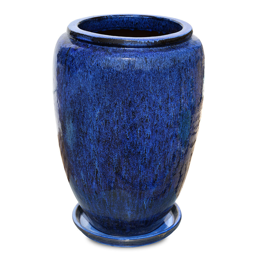 ARNHEM ROYAL BLUE CERAMIC PLANTER