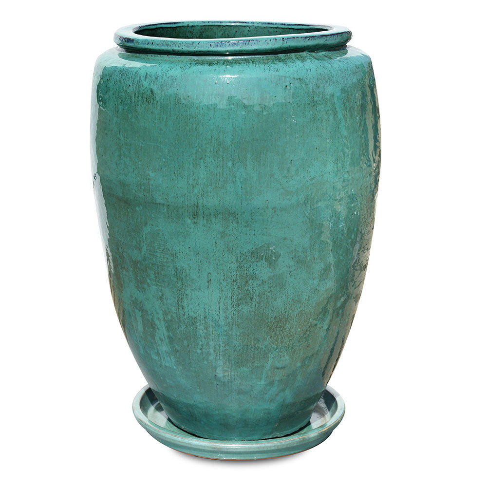 ARNHEM TURQUOISE CERAMIC PLANTER