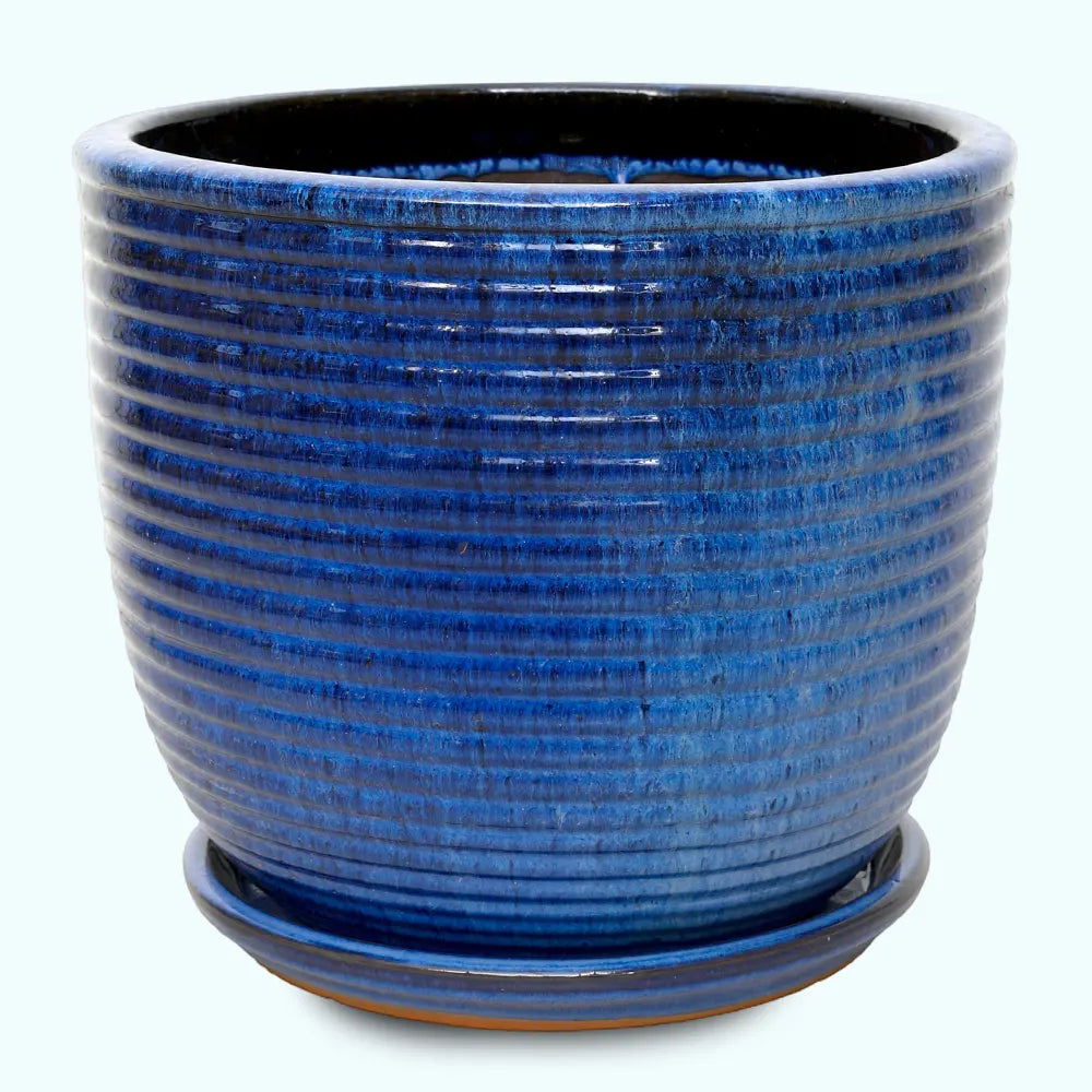 حوض ثورن - سيراميك أزرق - قطر 36 سم