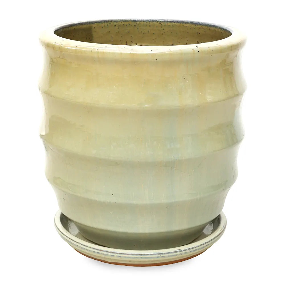 WEESP CREAM CERAMIC PLANTER D35 CM