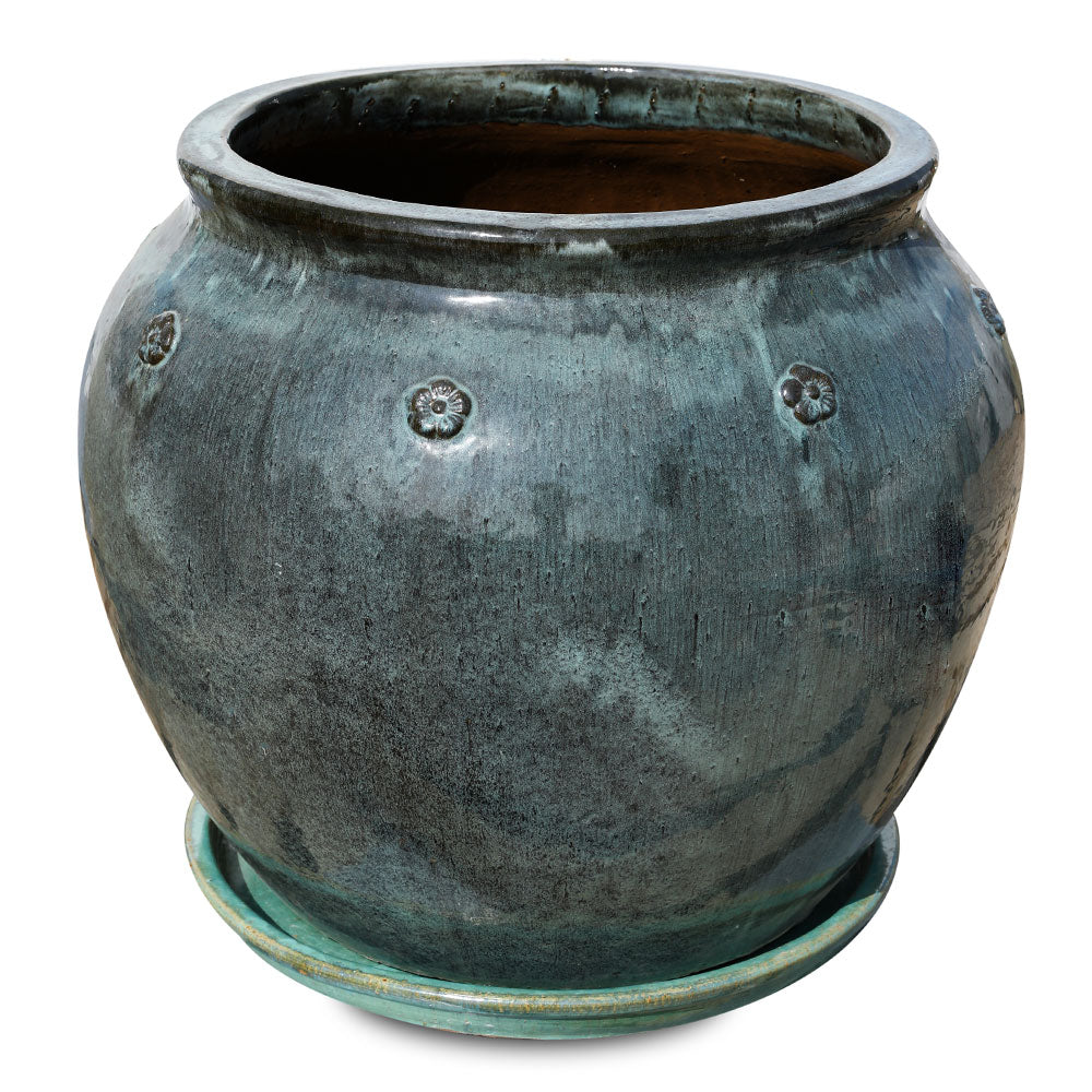 MONTFORT MISTY GREEN CERAMIC PLANTER