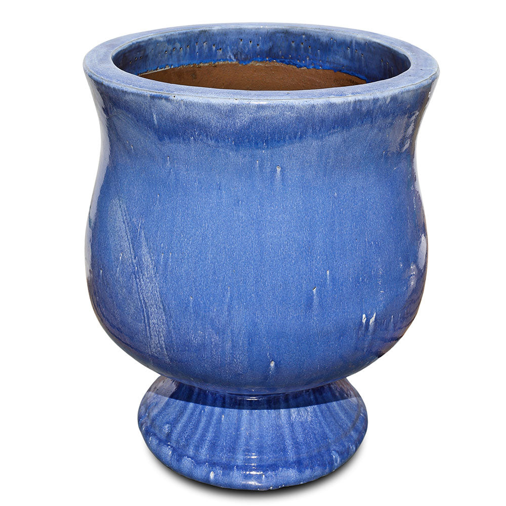 LEERDAM BLUE CERAMIC PLANTER