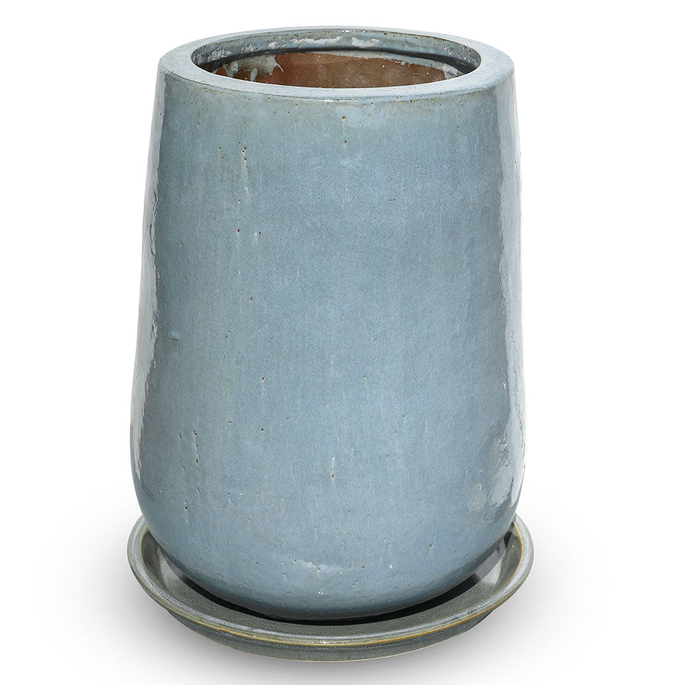 SCHIEDAM GREY TALL CERAMIC PLANTER