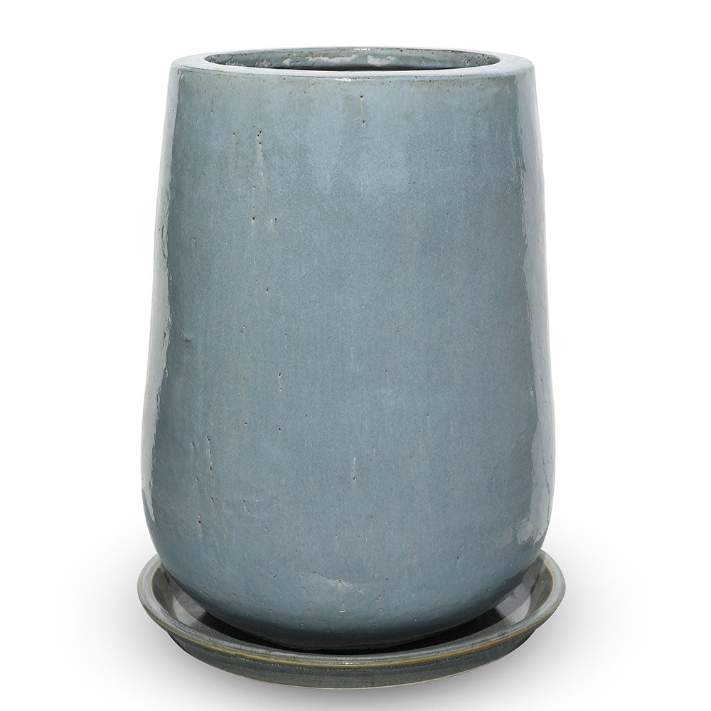 SCHIEDAM GREY TALL CERAMIC PLANTER